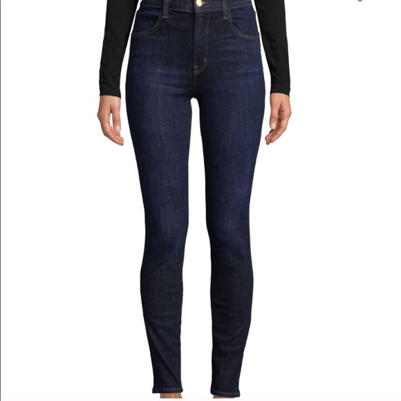 J BRAND blue super skinny STARLESS denim jeans - Picture 1 of 6